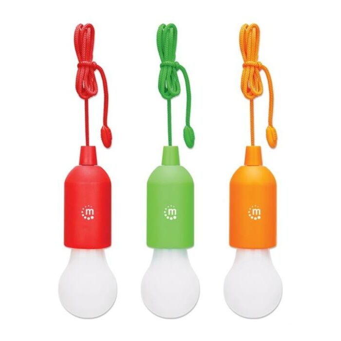 Manhattan Battery Powered Hanging LED Light - 3-Pack - For Indoor And Outdoor Use Without External Power Supply