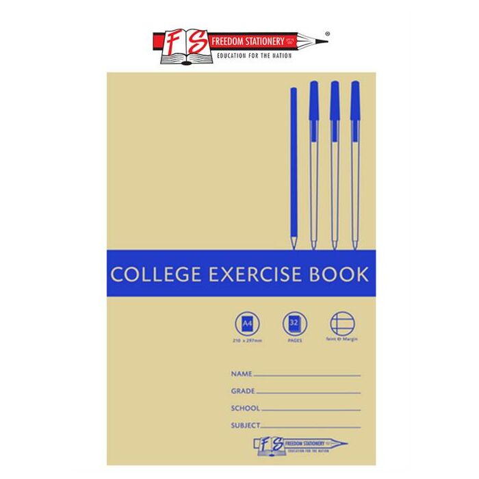 Nexx A4 College Exercise Book 32 Page ( Pack of 5 )