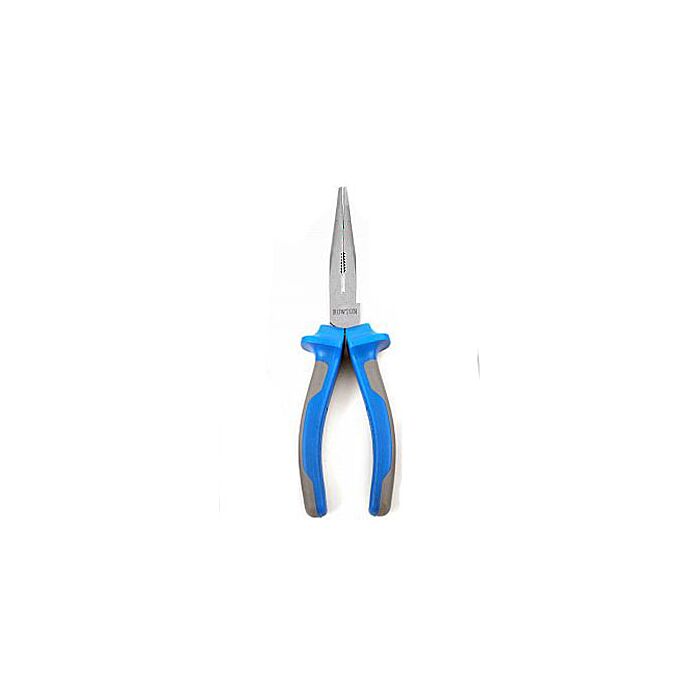 Rowton Long Nose 8 inch Pliers and Side Cutter Combination with Anti-slip handles-Made from drop-forged steel