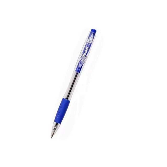 Foska Ballpoint Pen Push Type Retractable Single Blue- 1.0mm Point 
