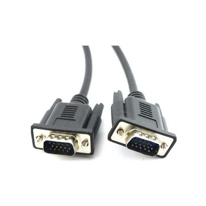 UniQue SVGA Monitor Cable- HD15 Pin Male to HD15 Pin Male VGA Cable 5 Metre Length 