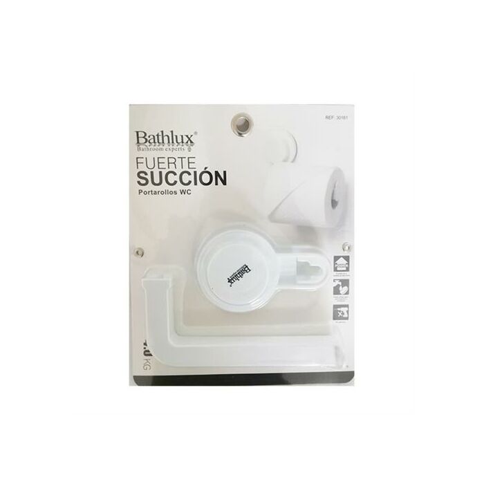 Bathlux Lever Toilet Roll Holder With Suction Cup Retail Box No Warranty