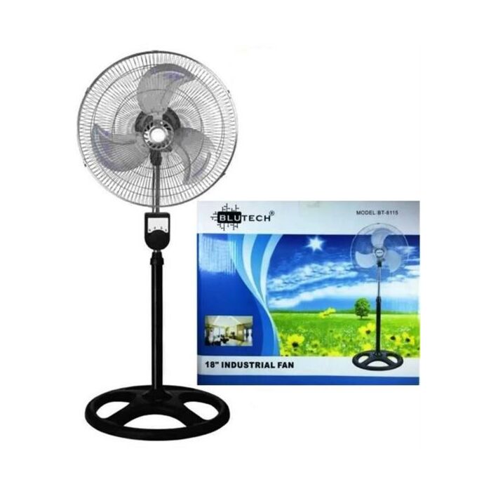 Casey Blutech High Performance 45cm Floor Standing Fan- 3 x Variable Speed Settings