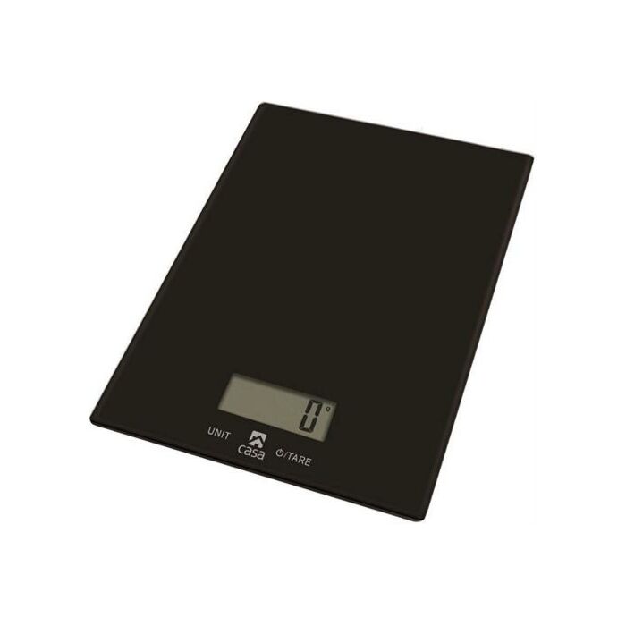 Casa Electronic Glass Kitchen Scale- Touch To Set Tare Function