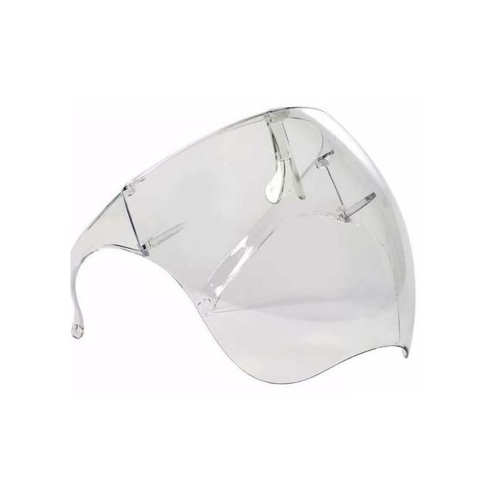 Casey Protective Transparent Anti Fog Isolation Face Shield with Spectacle Frame Mask
