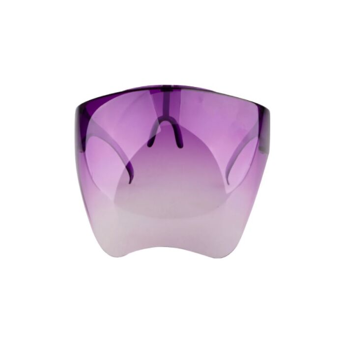 Casey Protective Faceshield Glasses Mask Purple - Splash Protection Isolation Faceshield Glass Type Mask Retail Box No Warranty 