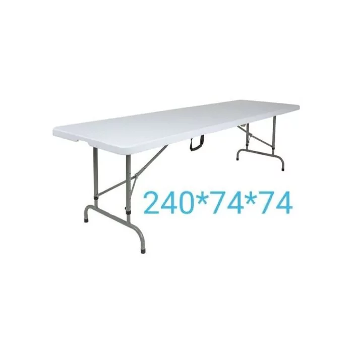 Vytal Home Plastic Foldable Canteen Table- Size 2.4m
