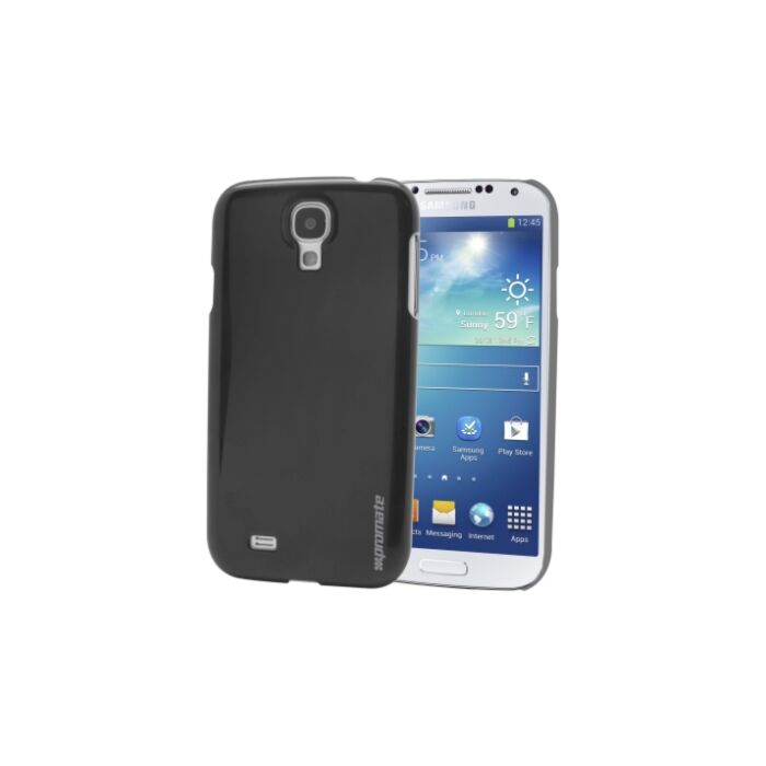 Promate Figaro-S4 Shiny Custom-Fit Shell Case for Samsung Galaxy S4-Black Retail Box 1 Year Warranty