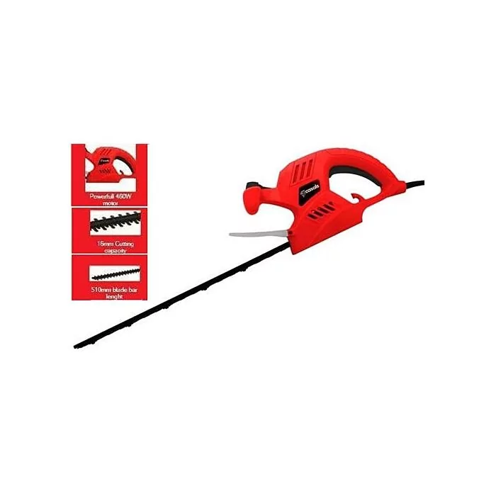 Casals Electric Hedge Trimmer Red-Powerful 450 watts