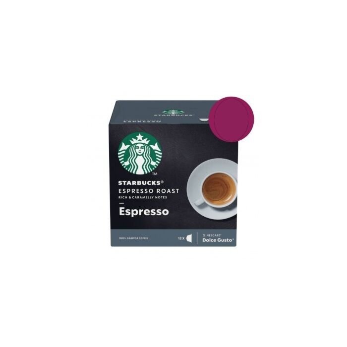 Nescafe Dolce Gusto Starbucks Espresso Roast 12 Capsules - Promo Retail Box No Warranty 