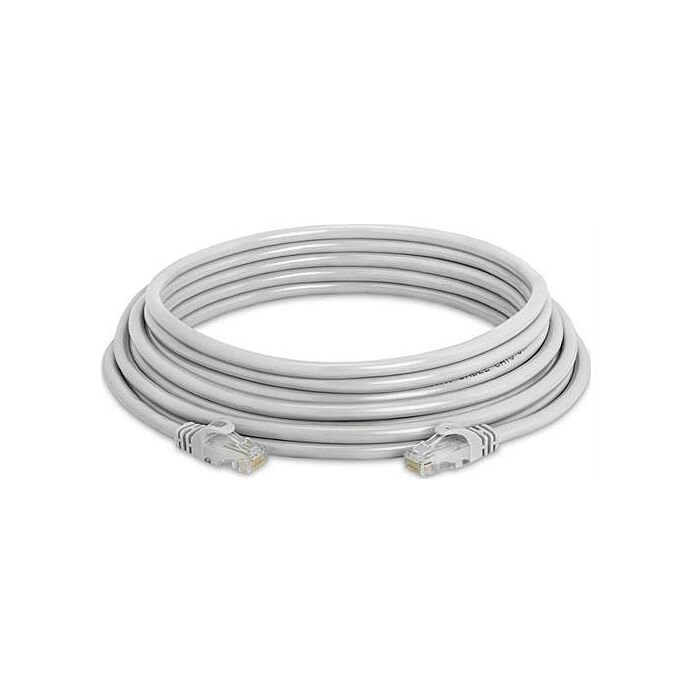 NetiX UTP CAT5E Copper Clad Aluminium Ethernet Patch Cable 2 Metre Cable Length Light Grey-Ready To Use 