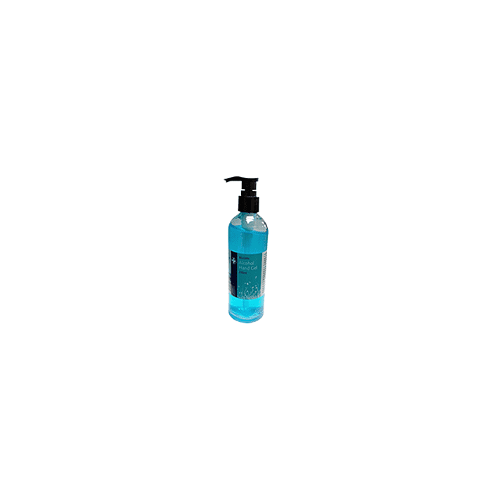 Casey 250ml Blue Gel Hand and Surface Alcohol Based Gel Instant Sanitiser with Hand Pump - 70% Ethyl Alcohol; Ethyl Ethanol