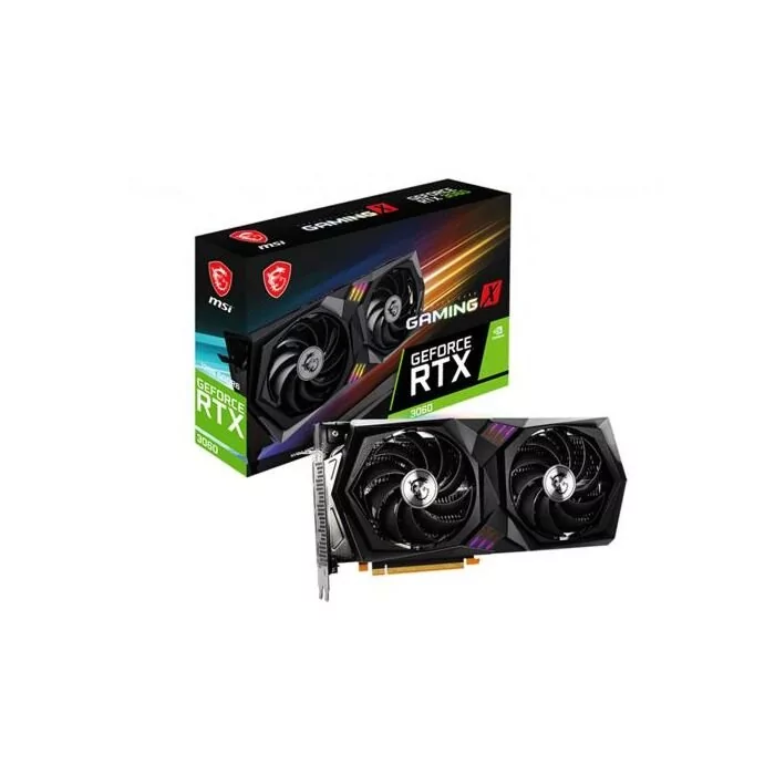 MSI Nvidia GeForce RTX 3060 GAMING X 12G Graphics Card - 12GB GDDR6 192bit Memory