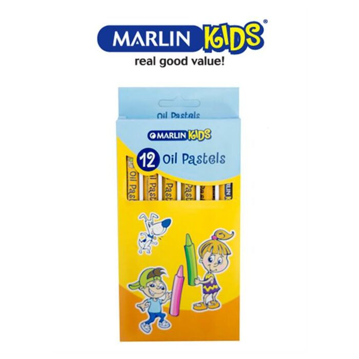 Marlin Kids Oil Pastels (Pack of 12)