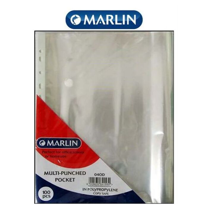 Marlin A4 File Pockets Sleeves 100's