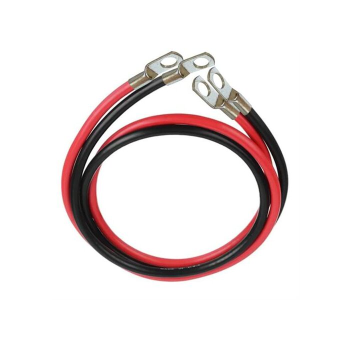 Solarix Battery Cable 1 Metre Red and Black - 25mm Cable With 8mm Battery Terminal Lugs Connectors -Can Be Used To Connect Between Batteries And Inverters