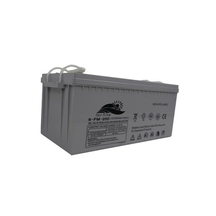 Solarix 12V 200Ah Deep Cycle VLRA Gel Rechargeable Battery 