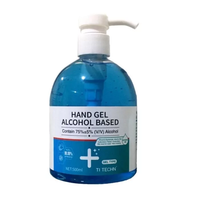 Casey TI Techn 500ml Bubble Gum Blue Hand Sanitiser in Pump Spray Bottle-75% Alcohol