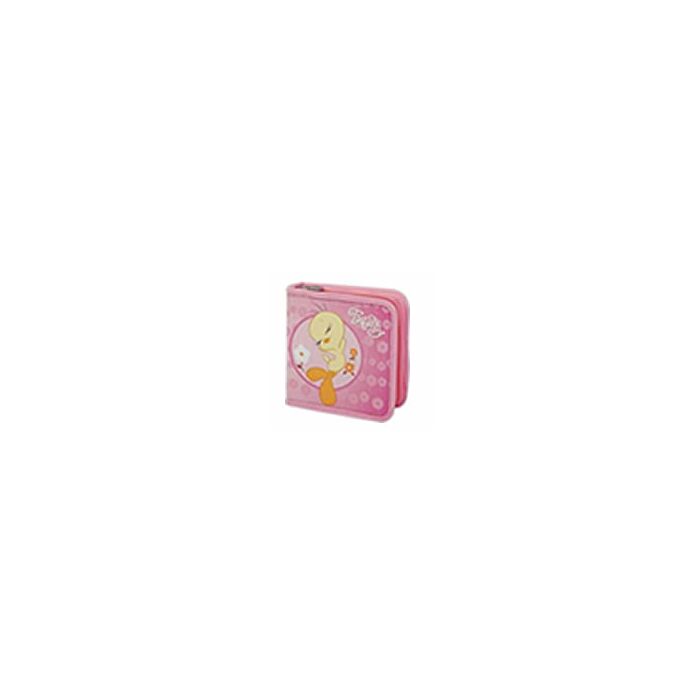 Tweety 40 CD Wallet Colour::PINK