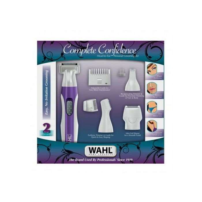 Wahl Complete Confidence Ladies Grooming Kit Retail Box 1 year warranty