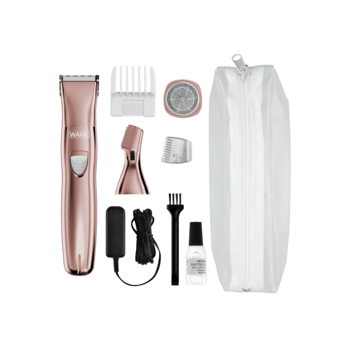Wahl Pure Confidence Rechargeable Rose Gold 9 Piece Ladies Trimmer Kit Retail Box 1 year warranty