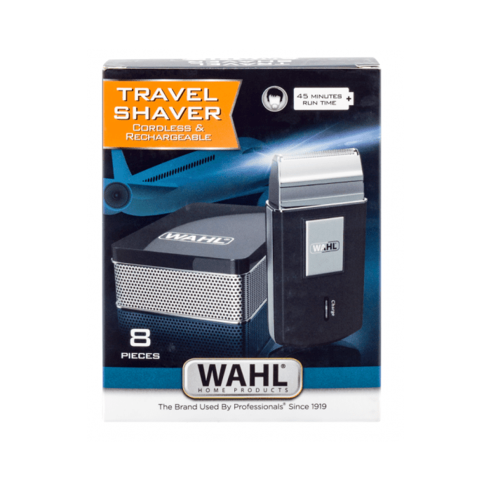 Wahl Rechargeble Travel Shaver Retail Box 1 year warranty