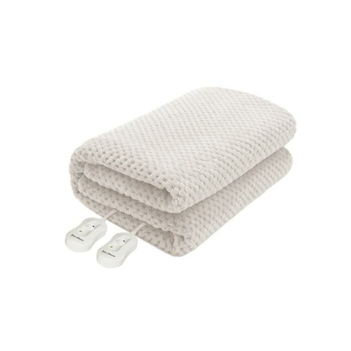 Pure Pleasure King Fullfit Coral Fleece Electric Blanket - 183cm x 205cm Retail Box 1 year warranty
