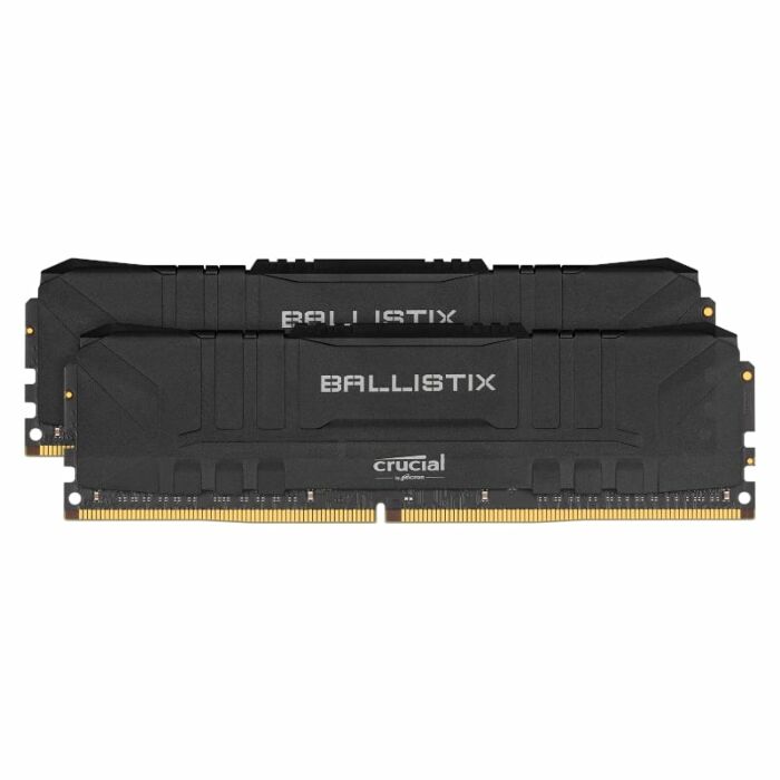 Ballistix 64GB Kit (2x32GB) DDR4 3200MHz Desktop Gaming Memory - Black