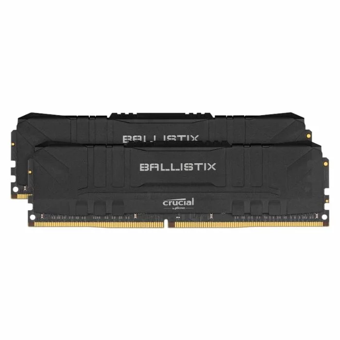 Ballistix 16GBKit (2x8GB) DDR4 3200MHz Desktop Gaming Memory - Black