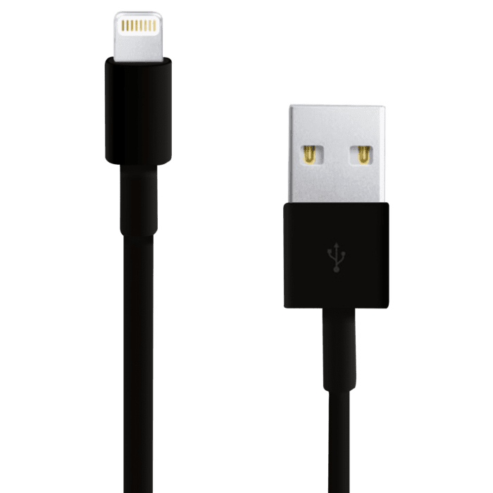 Bounce Cord series Lightning cable - Black