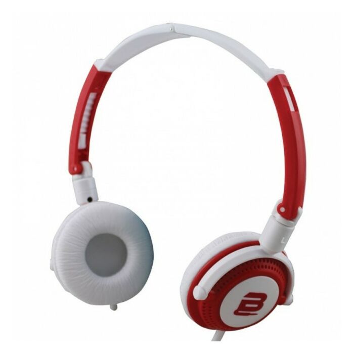 Bounce Swing Series Headphones with Mic Red/White