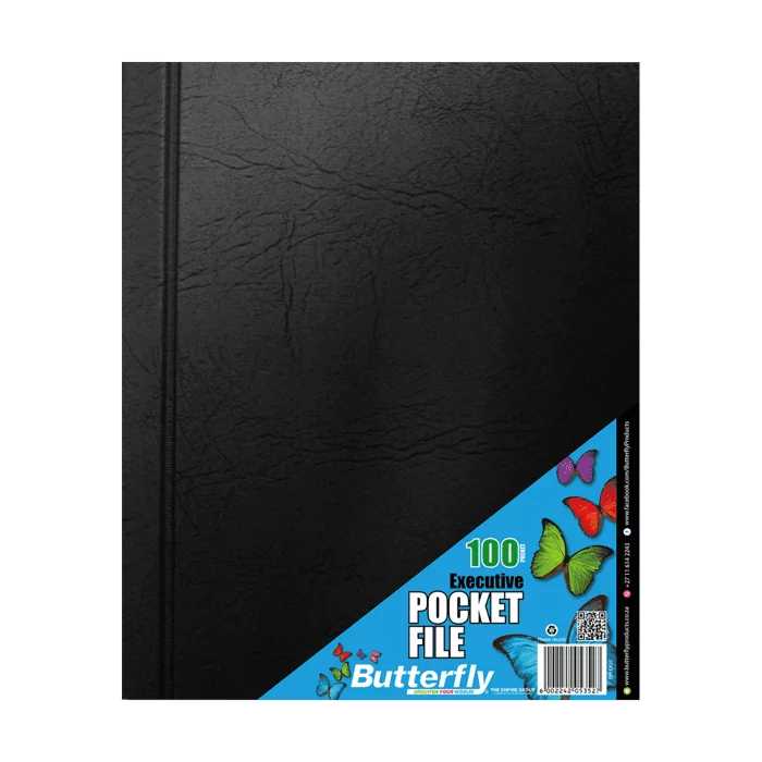 Butterfly Executive Pocket File A4 100 Page