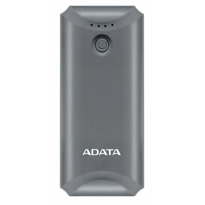 Adata P5000 Silver (gray) 5000mAh Power Bank with flashlight