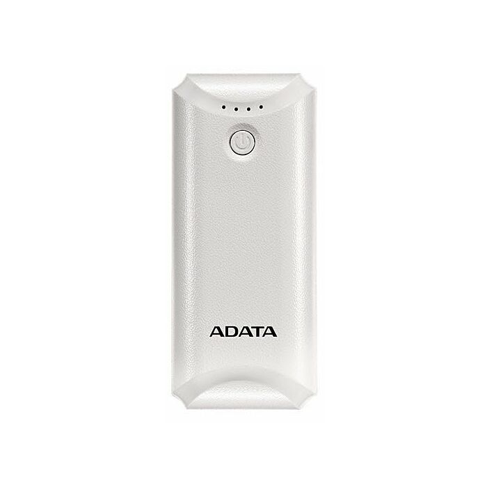 Adata P5000 White Power Bank with flashlight