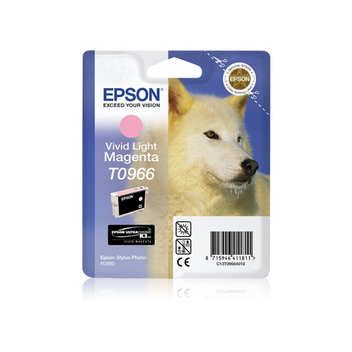 Epson Ink T0966 Light Magenta Retail Pack Stylus R2880