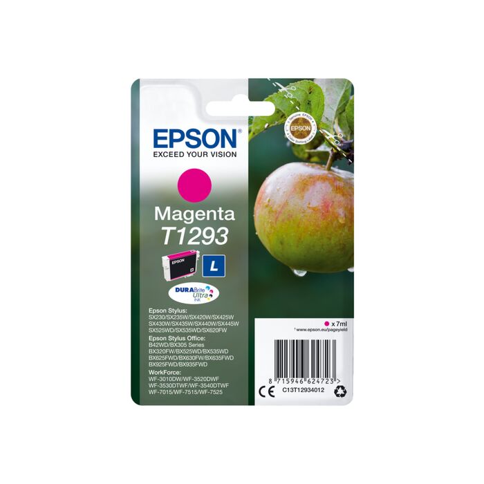 EPSON INK T1293 Magenta Apple Stylus SX425W / SX525WD / BX305F / BX320FW / BX625FWD