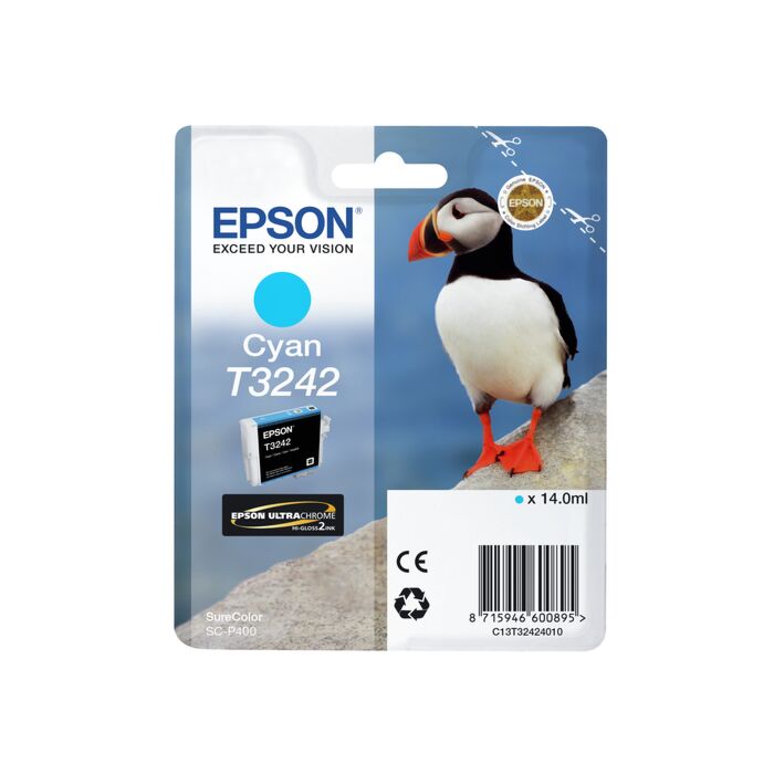 Epson Ink Cartridges Ultrachrome Hi-Gloss2 T3242Cyan