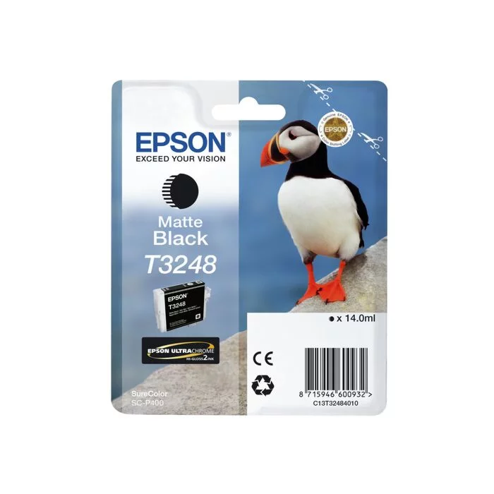 Epson Ink Cartridges Ultrachrome Hi-Gloss2 T3248Matte Black