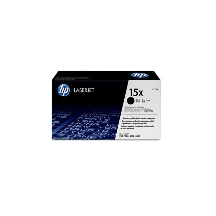 HP 15x Laserjet 1200 1220 3300 Black Print Cartridge