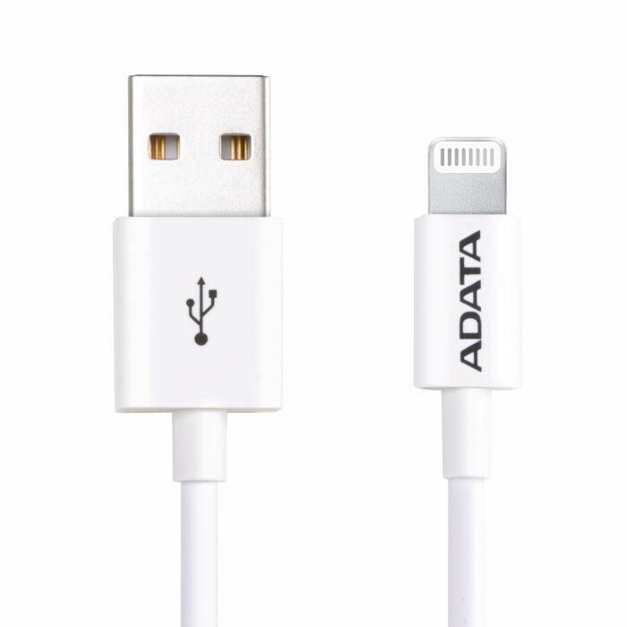Adata 1m Sync & Charge Lightning Cable White
