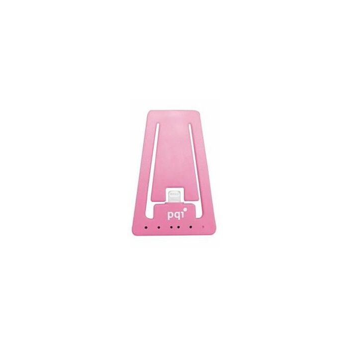 Pqi i-cable lightning 30 Pink Lightning 8pins sync+charge Flat+Stand