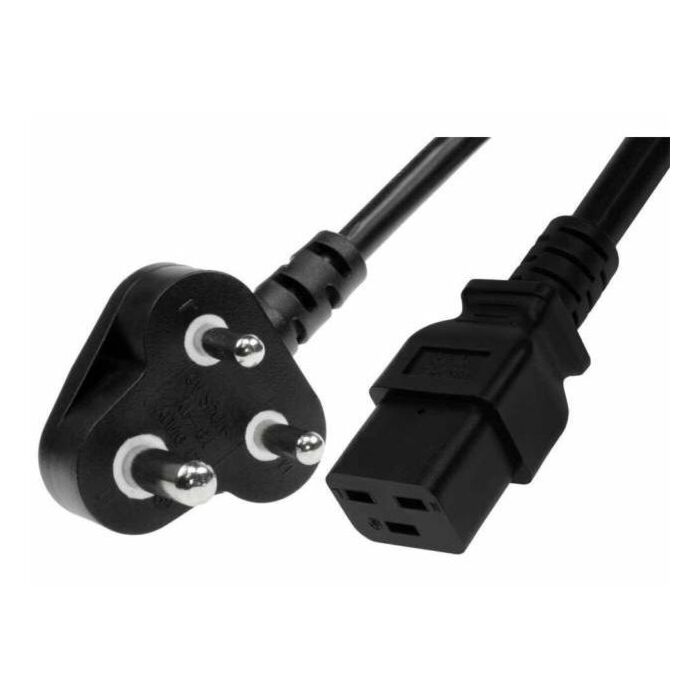 Dedicated C19 to RED 3 pin plug power cable