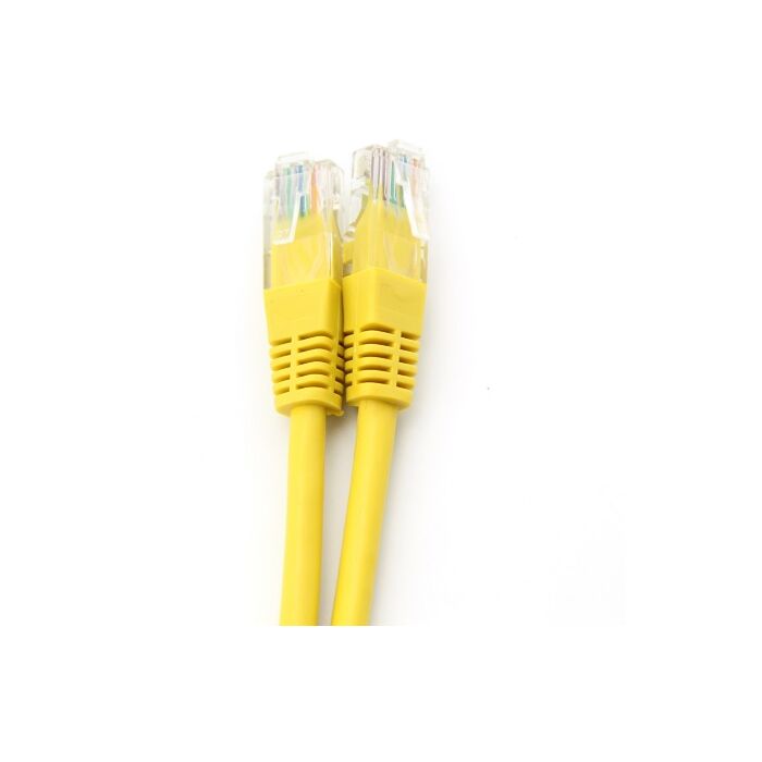 20cm CAT 5 Patch Cord Yellow