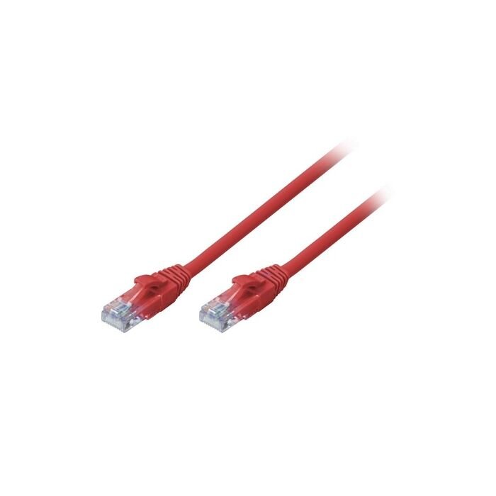 CAT6 20cm Patch Cord Red