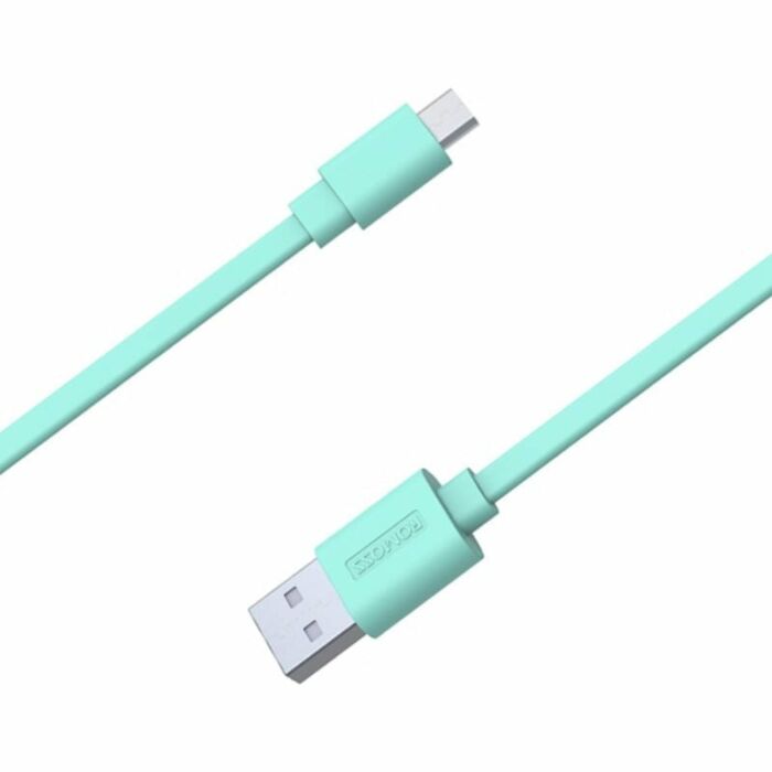 Romoss USB to Micro USB 1m Flat Cable - Green