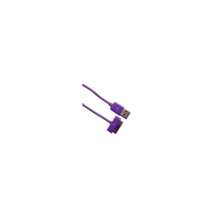 Ipad/Iphone/Ipad Sync + Charge Cable Purple