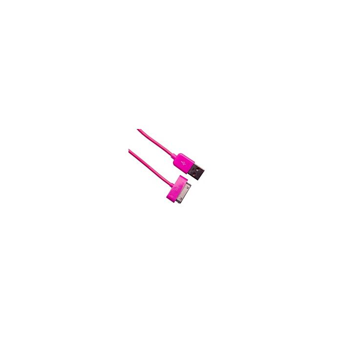 Ipad/Iphone/Ipad Sync + Charge Cable Pink