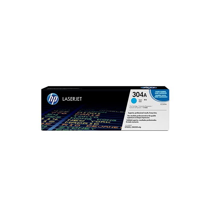 HP 304A Color Laserjet Cp2025 Cyan Print Cartridge