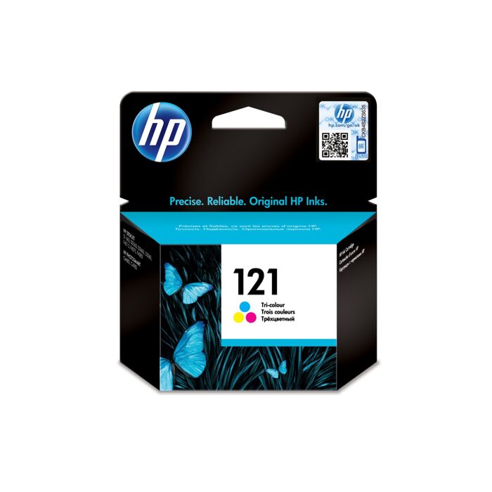 HP # 121 Tri-Colour CC643HE Ink Cartridge with Vivera Inks OfficeJet D2563 D1560