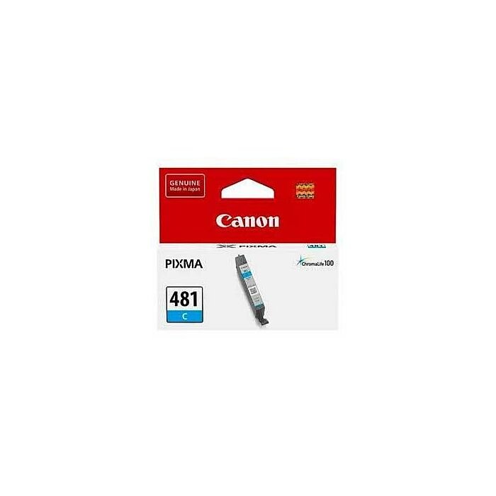 Canon CLI 481 Cyan Ink Cartridge - Compatible Printer Canon Pixma TS8140 Canon Pixma TS9140
